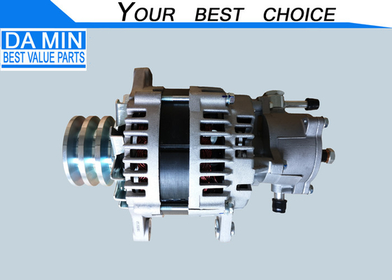 24V 80A Jeneratör 8973515741 Motor 4HF1 4HG1 4HJ1 Vakum pompası ile 2 iğneli fiş Alüminyum gövde parçaları