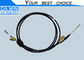 Siyah Park Freni Kablosu, Isuzu Fren Parçaları CXZ81K / 10PE1 için 1799963430