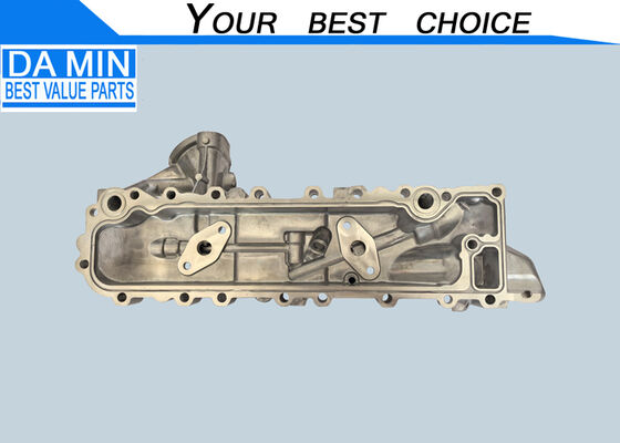 4JJ1 Motor Yağ Soğutucu Tertibatı için Yağ Soğutucu Kapağı ve Soğutucu Çekirdeği 8980254034 Isuzu Dmax Pickup Mux Suv Binek Araçta Kullanılır